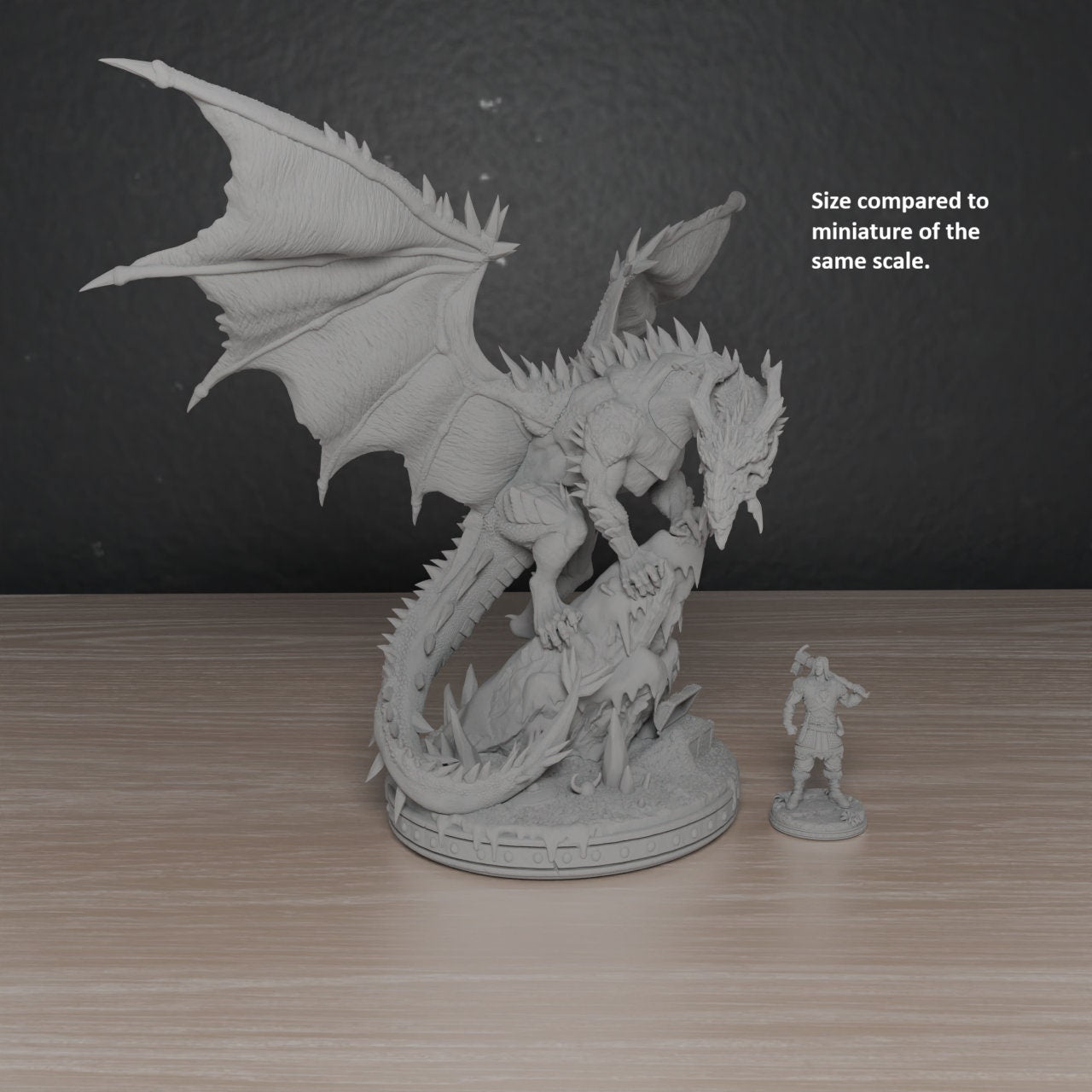 Ice Dragon Frostbite | Primal Collectibles | Compatible with D&D/AoS | Fantasy