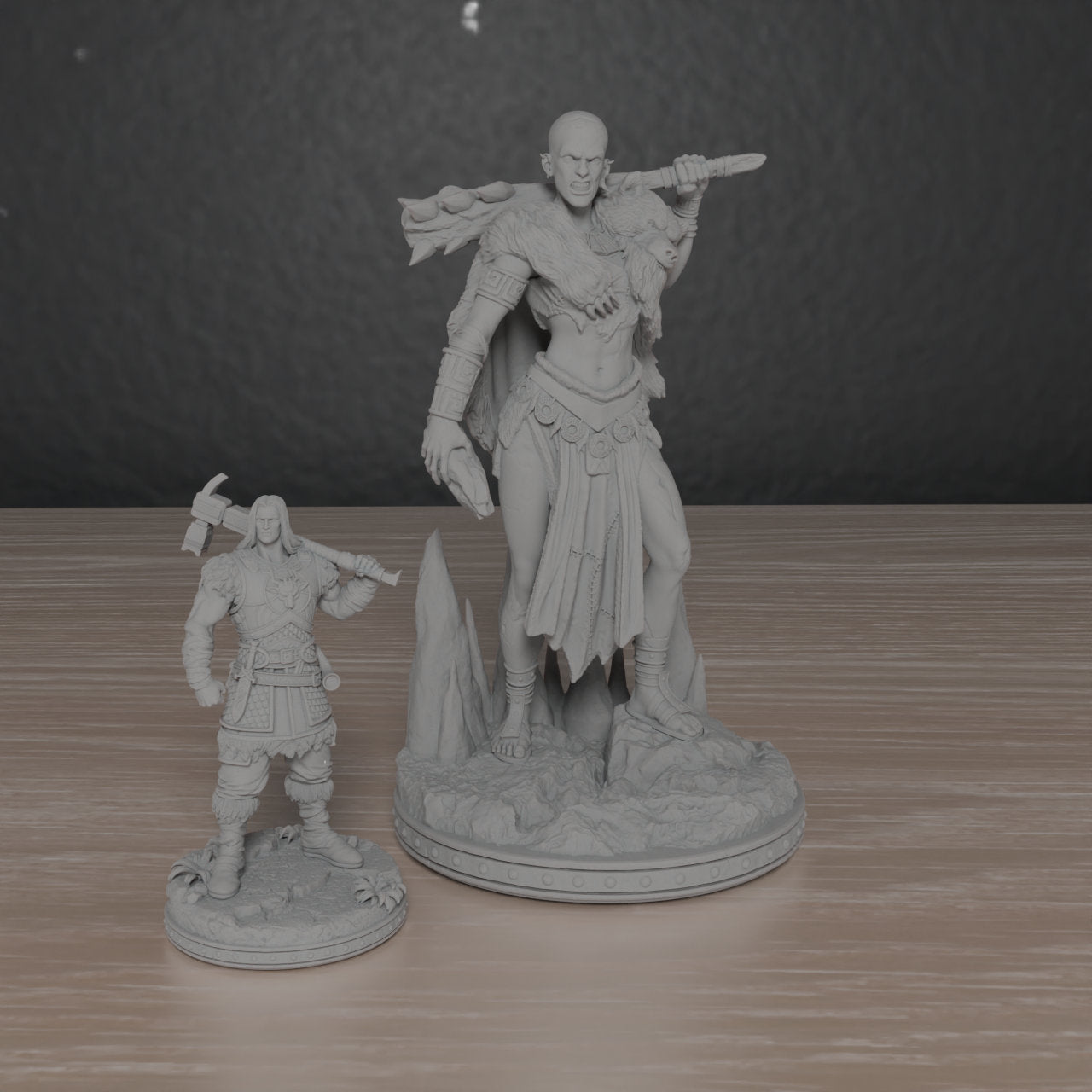 Stone Giant Jelas | Primal Collectibles | Compatible with D&D/AoS | Fantasy