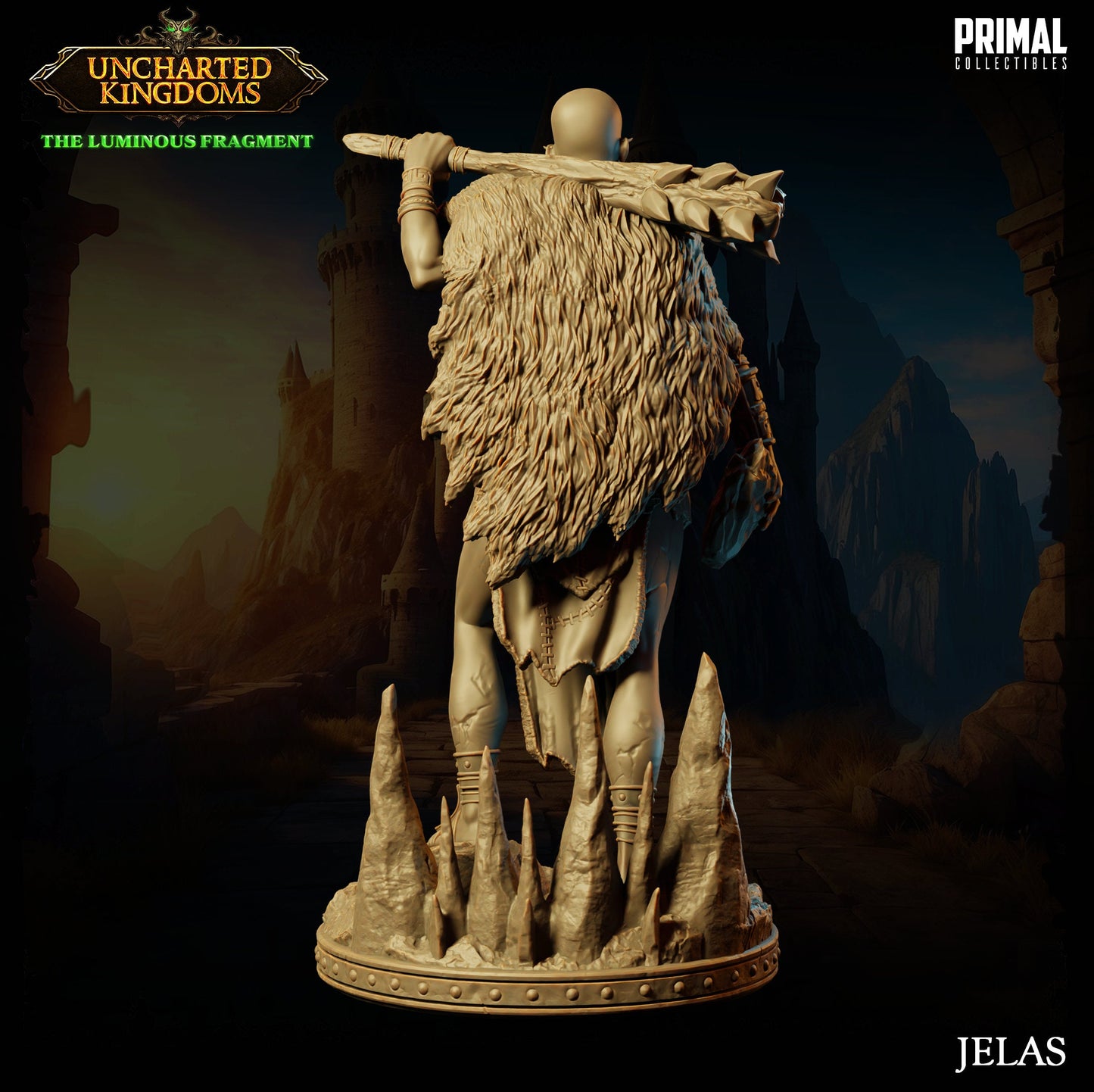 Stone Giant Jelas | Primal Collectibles | Compatible with D&D/AoS | Fantasy