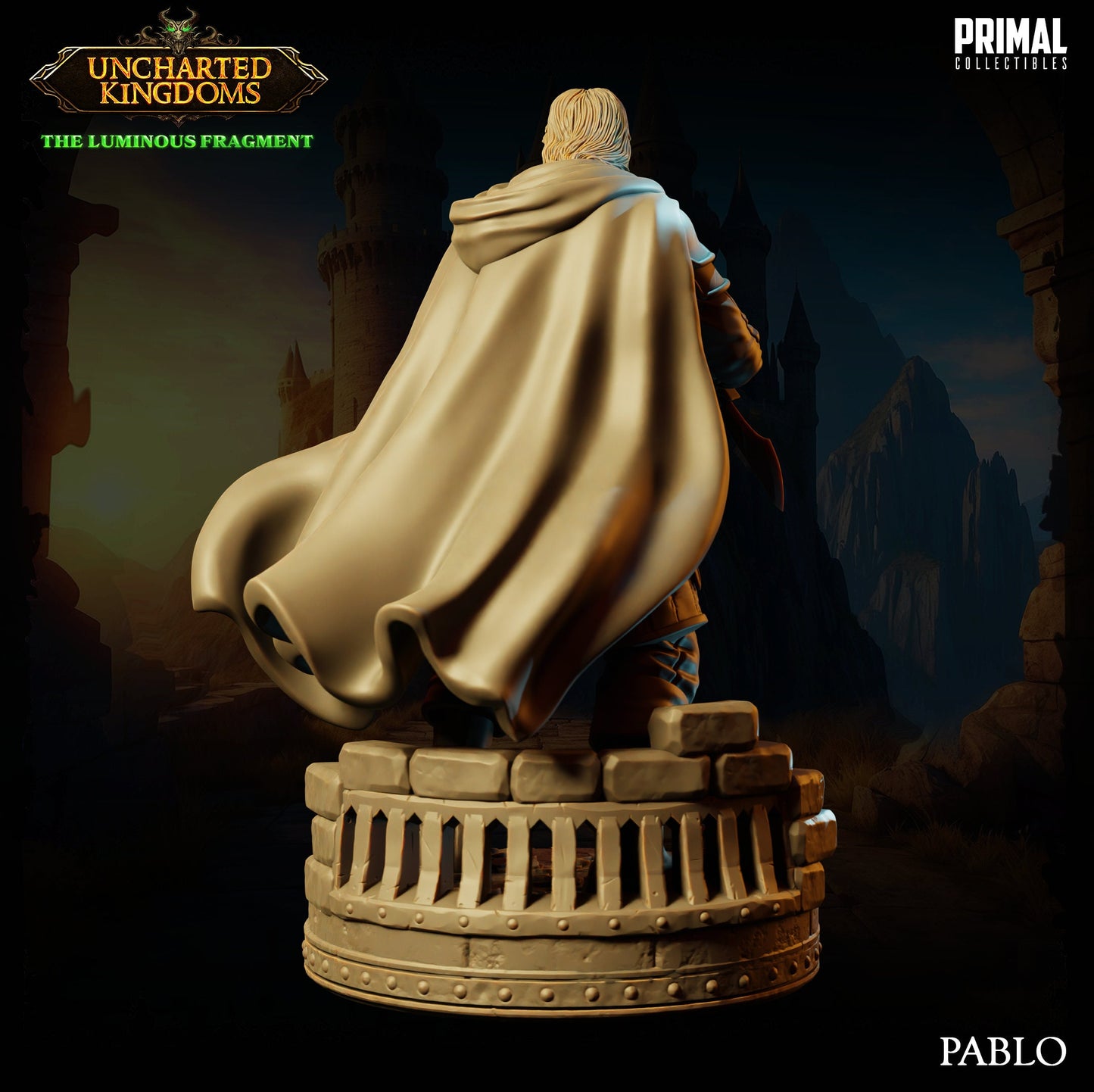 Human Rogue Pablo | Primal Collectibles | Compatible with D&D/AoS | Fantasy