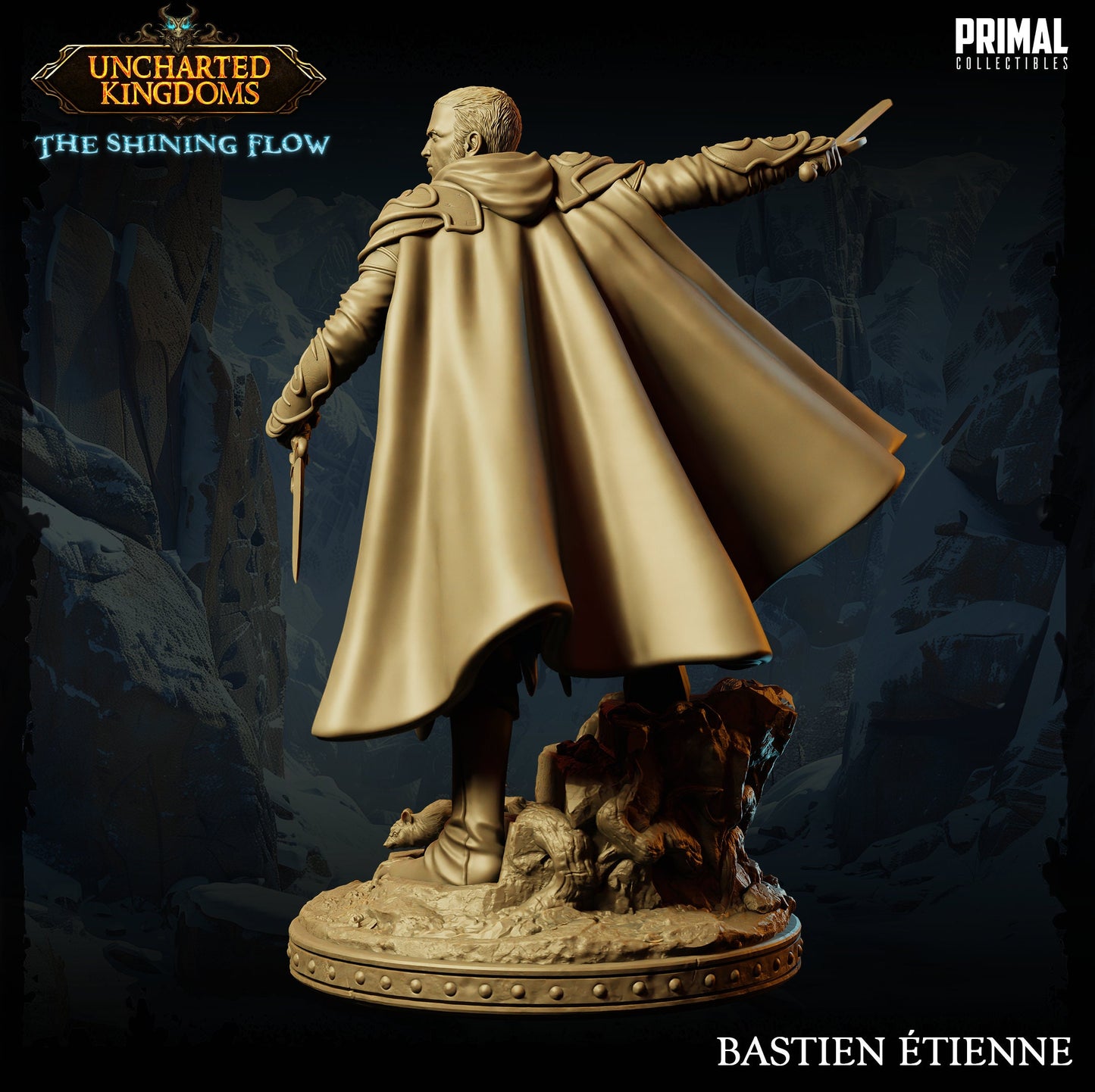 Human Male Assassin Bastien | Primal Collectibles | Compatible with D&D/AoS | Fantasy