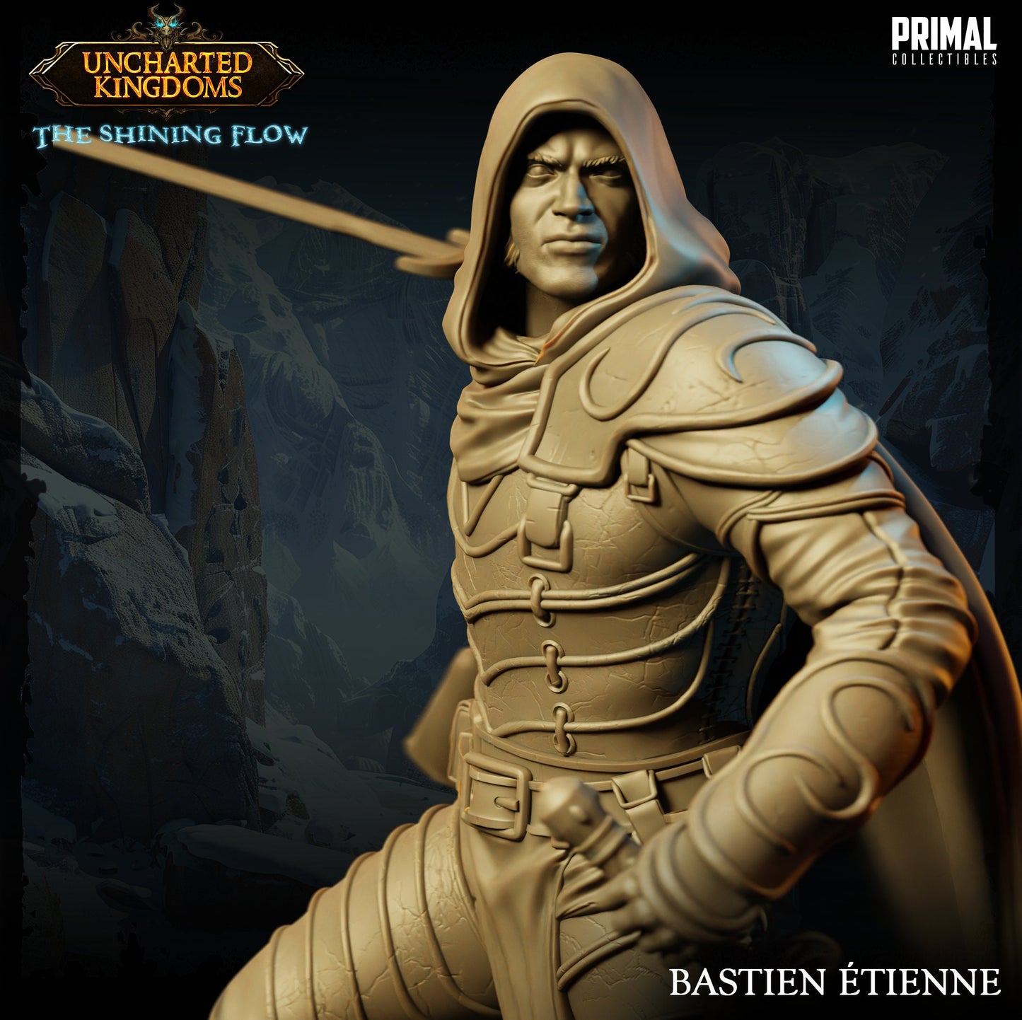 Human Male Assassin Bastien | Primal Collectibles | Compatible with D&D/AoS | Fantasy