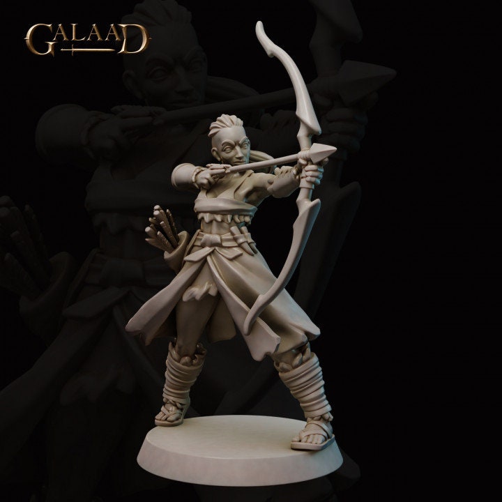 a statue of a man with a bow and arrow