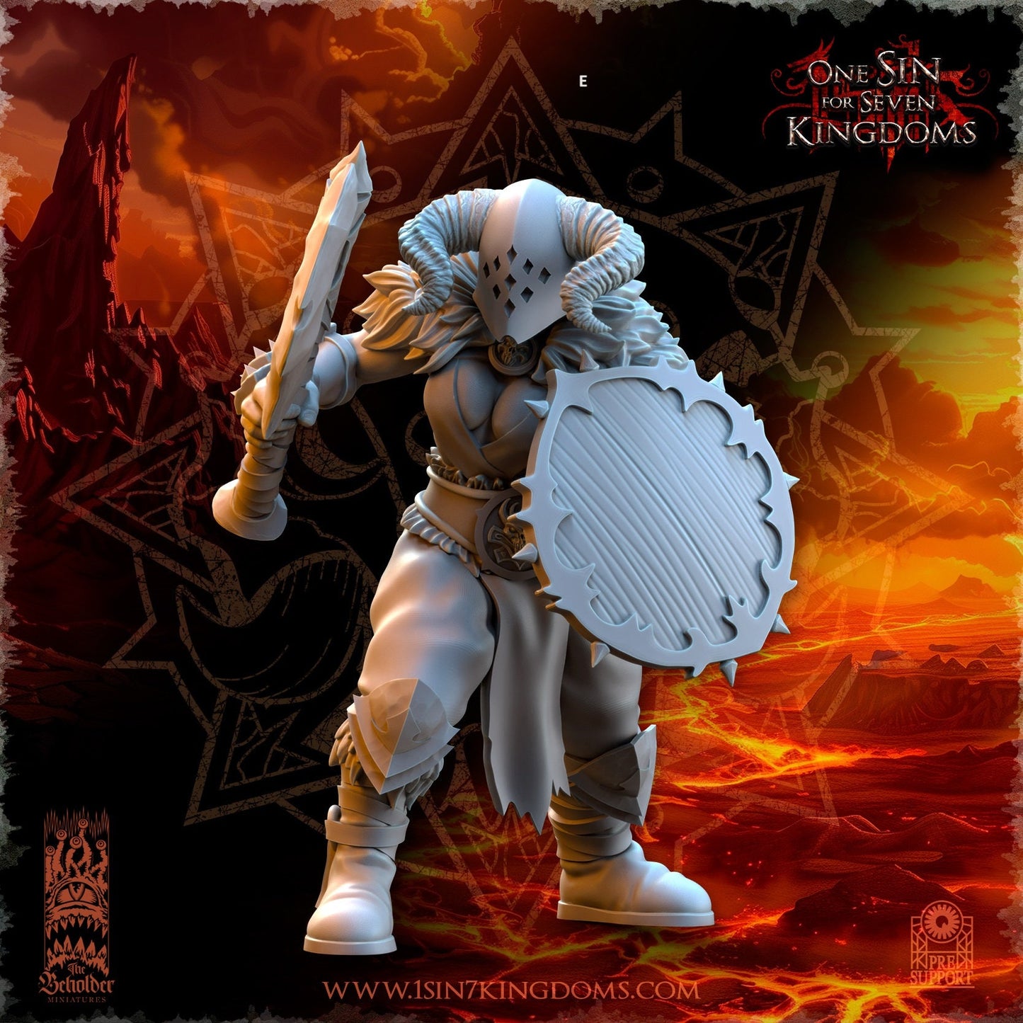 Realms of Mayhem Female Marauders | The Beholder Miniatures | Compatible with D&D/AoS | Fantasy | Tabletop RPG