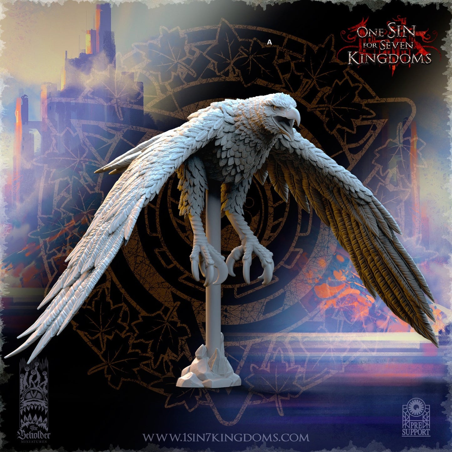 Royal Eagles | The Beholder Miniatures | Compatible with D&D/AoS | Fantasy | Tabletop RPG