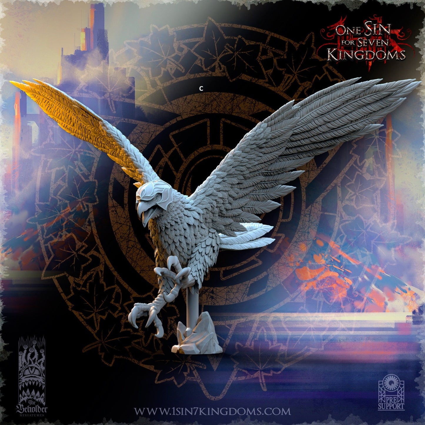 Royal Armored Eagles | The Beholder Miniatures | Compatible with D&D/AoS | Fantasy | Tabletop RPG