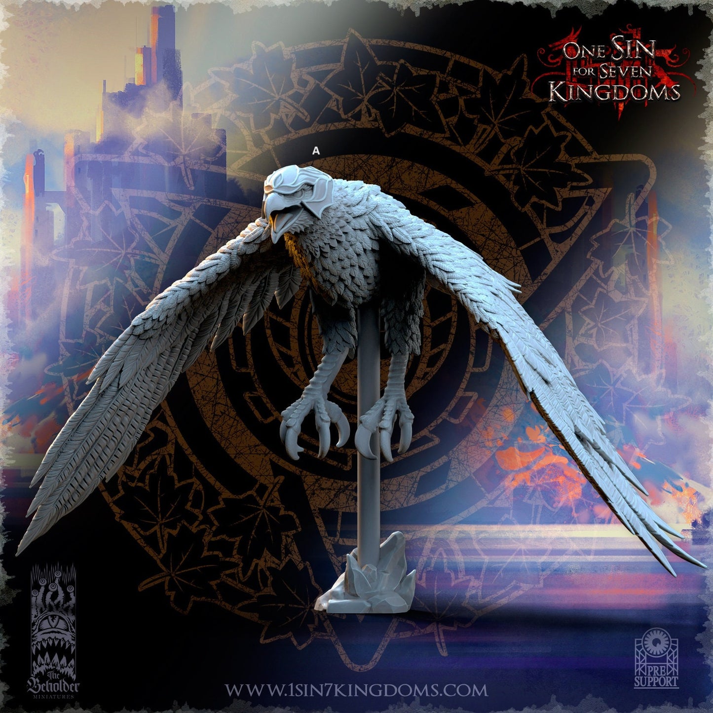 Royal Armored Eagles | The Beholder Miniatures | Compatible with D&D/AoS | Fantasy | Tabletop RPG