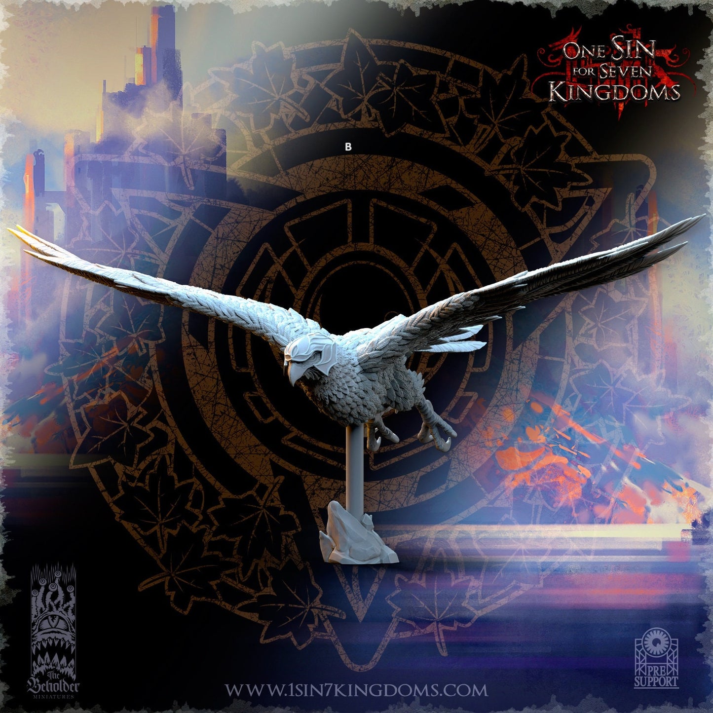 Royal Armored Eagles | The Beholder Miniatures | Compatible with D&D/AoS | Fantasy | Tabletop RPG