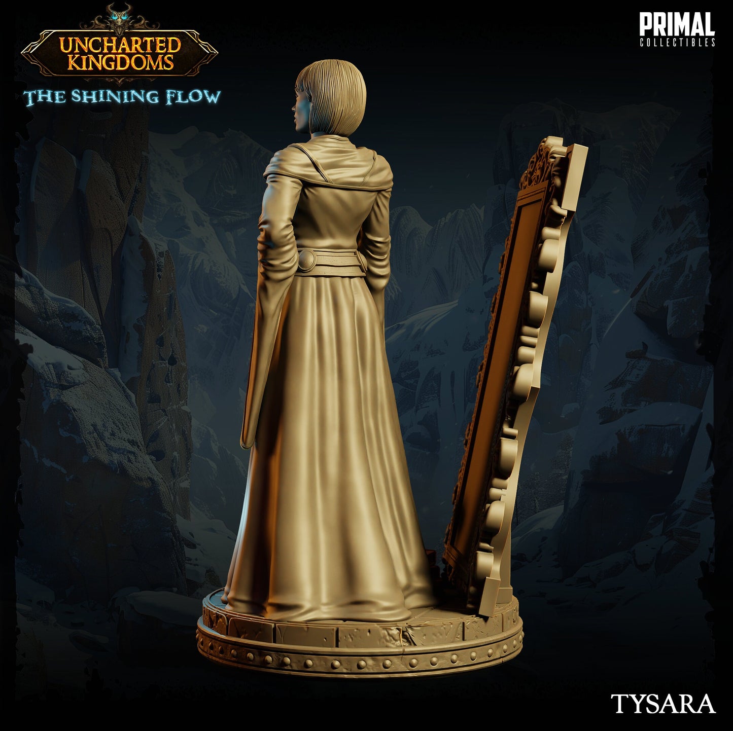 Female Wizard Tysara | Primal Collectibles | Compatible with D&D/AoS | Fantasy