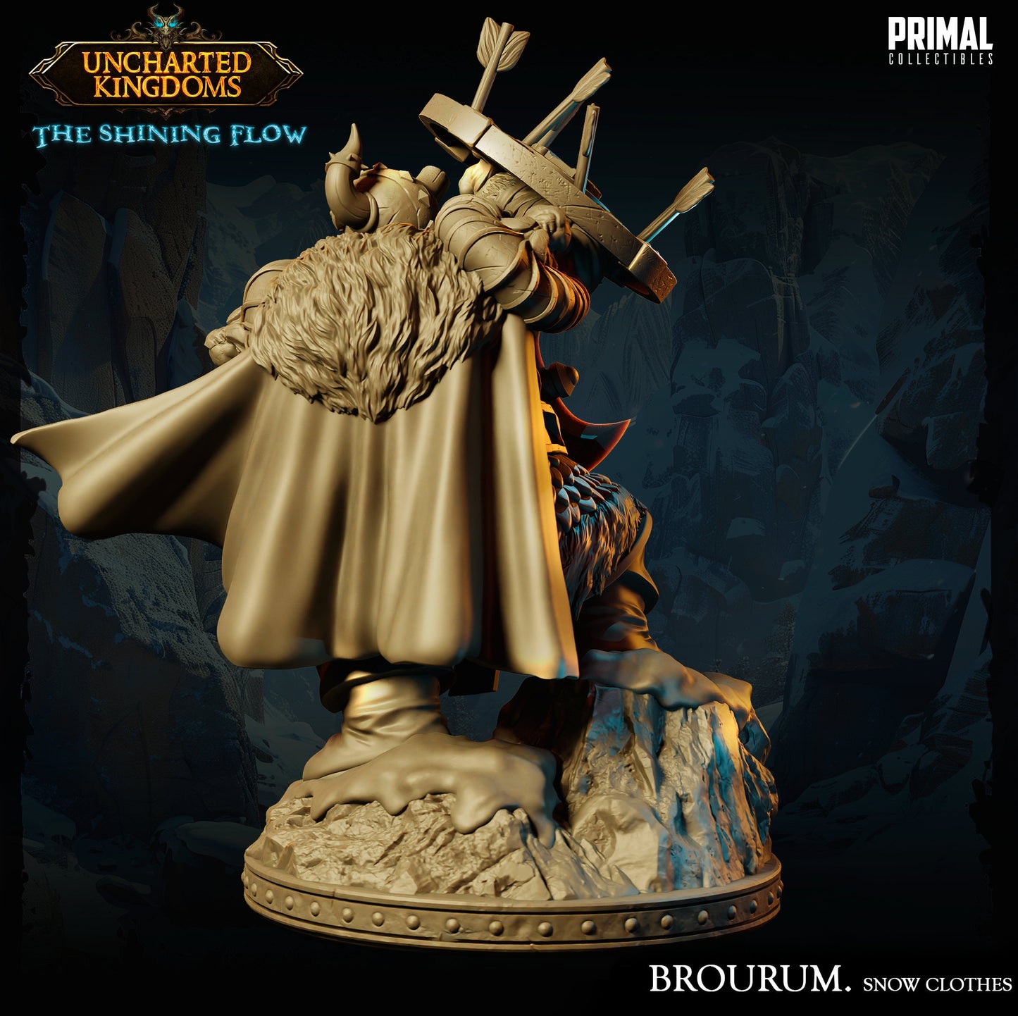 Dwarf Hero Brourum | Primal Collectibles | Compatible with D&D/AoS | Fantasy