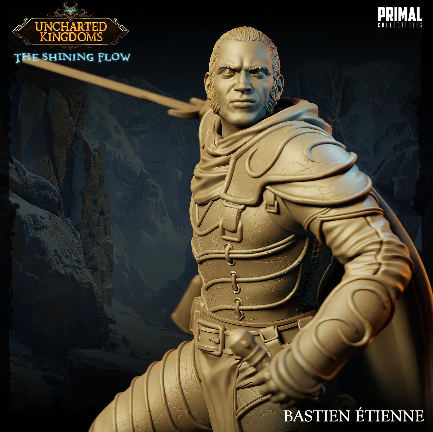 Human Male Assassin Bastien | Primal Collectibles | Compatible with D&D/AoS | Fantasy