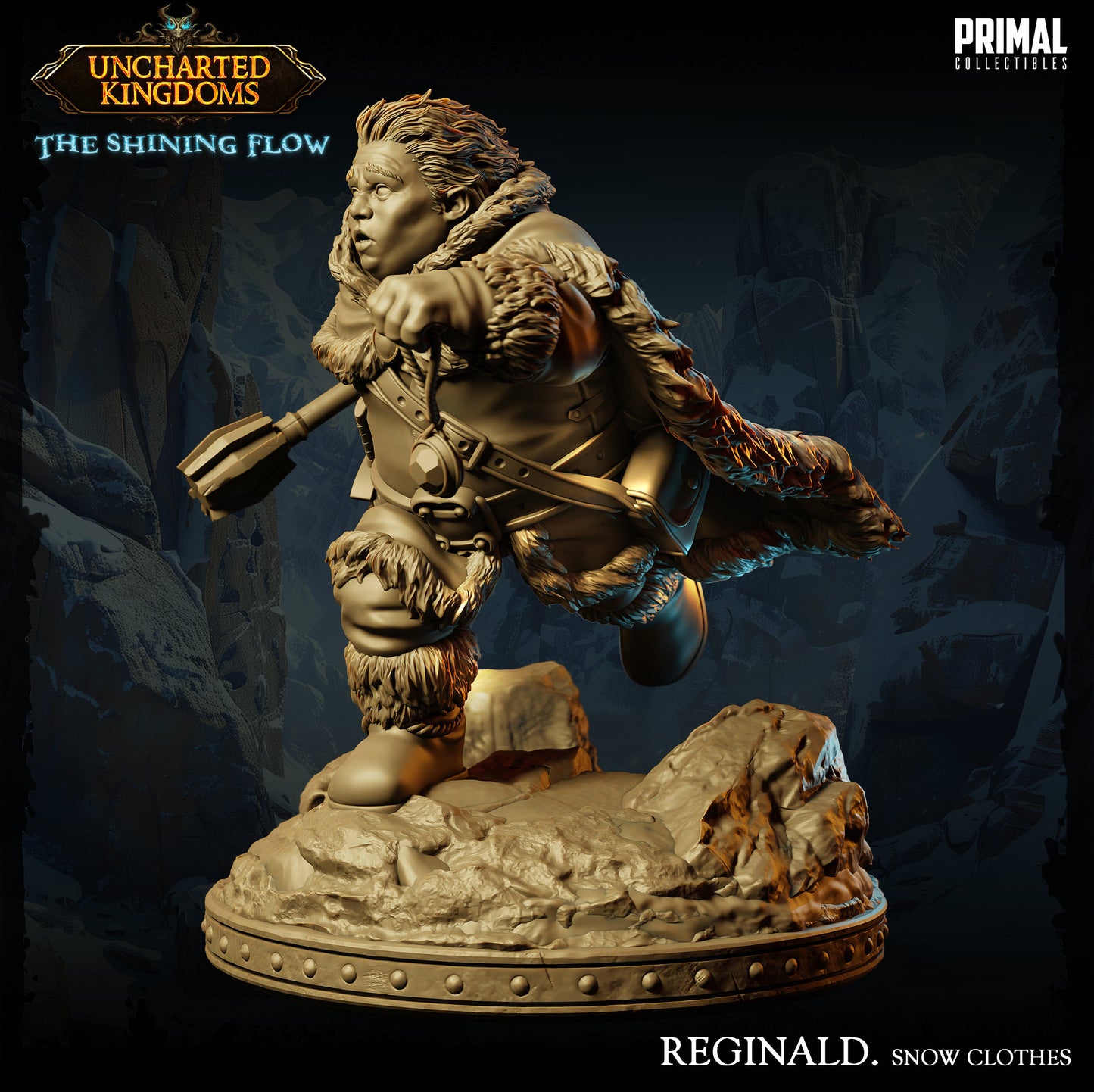 a statue of a troll holding a sword