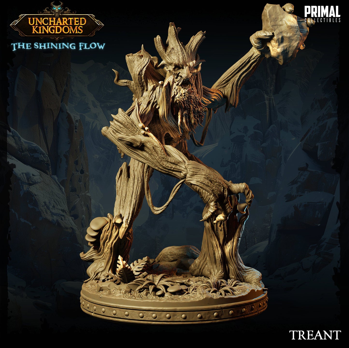 a statue of a demon holding a sword