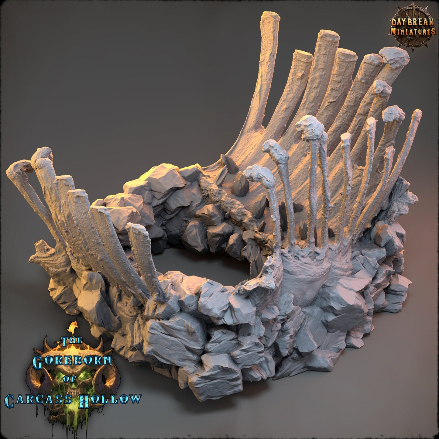 Marrow Mouth Terrain | DayBreak Miniatures | Compatible with D&D/AOS | Fantasy | Tabletop
