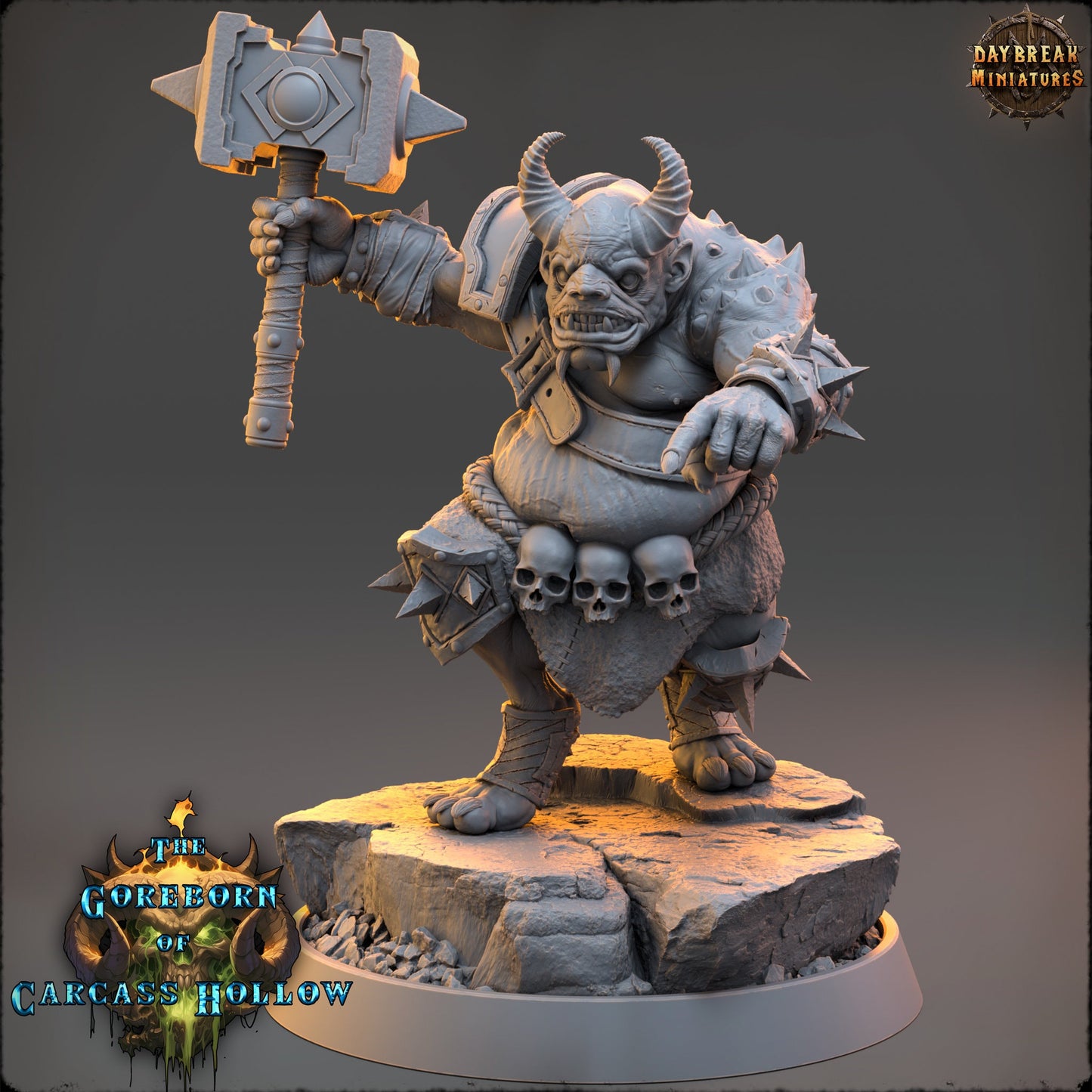 Goreborn Minion Valthor Gazz | DayBreak Miniatures | Compatible with D&D/AOS | Fantasy | Tabletop