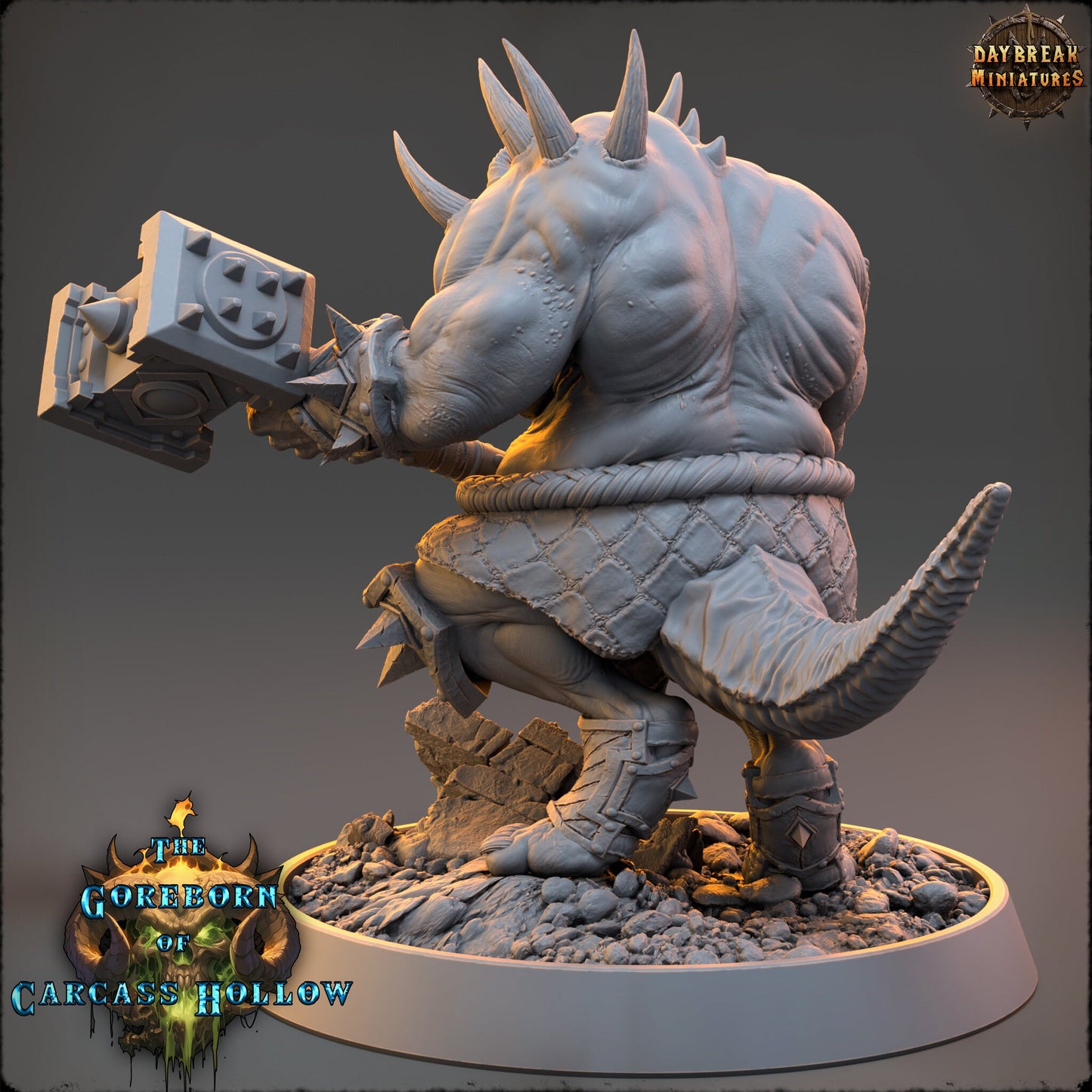 Goreborn Minion Zarnok Vigo | DayBreak Miniatures | Compatible with D&D/AOS | Fantasy | Tabletop