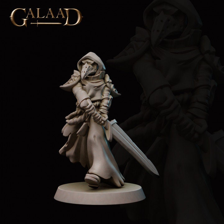 a statue of a knight holding a sword