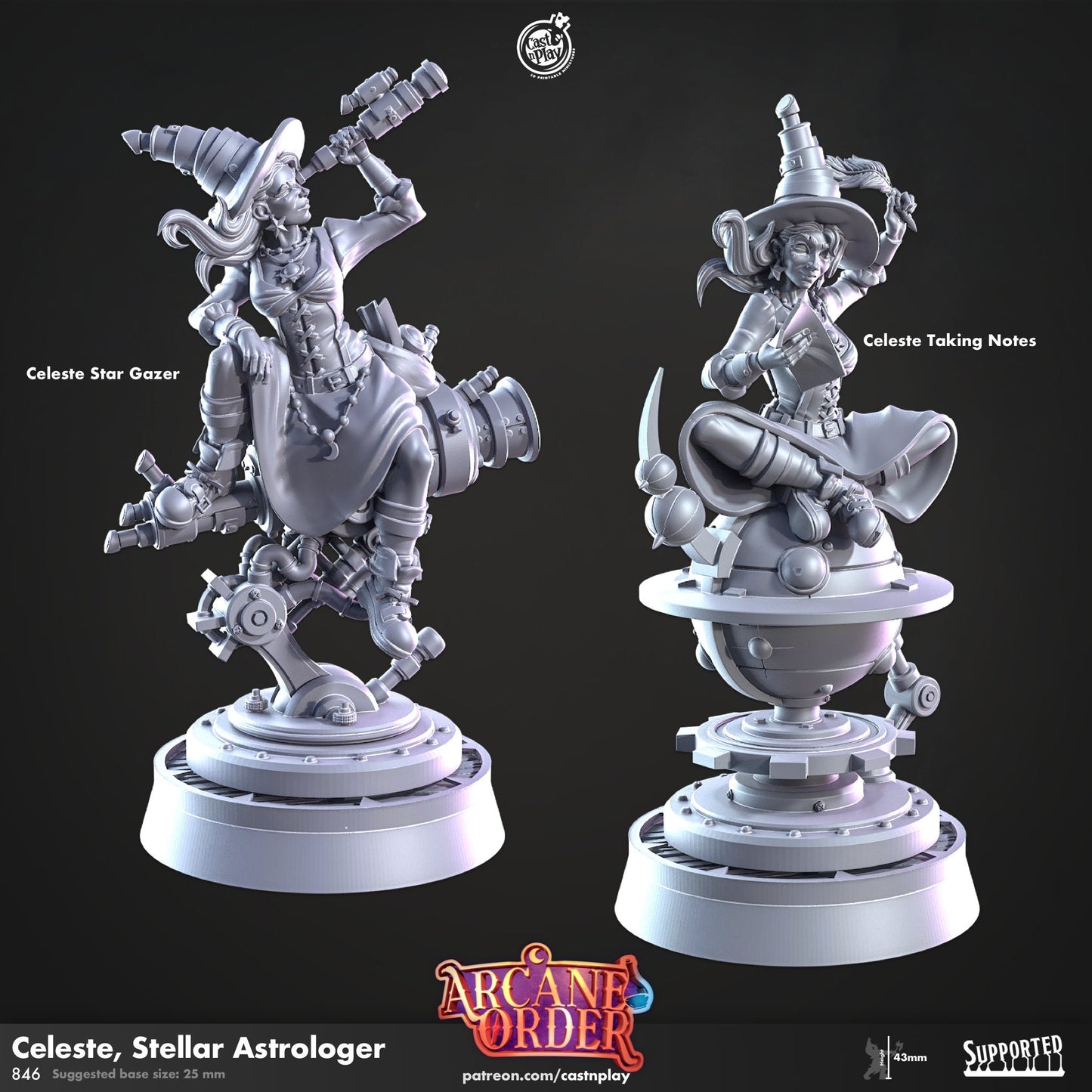 a statue of a wizard riding a horse