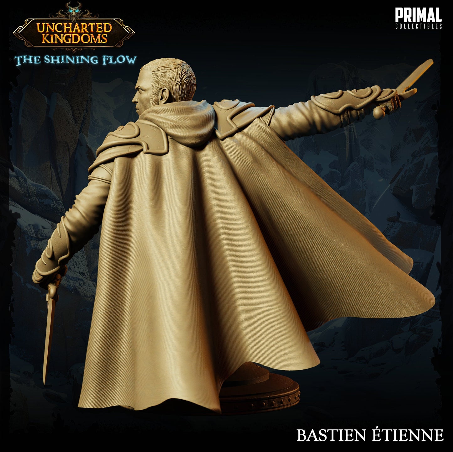 Human Assassin Bastien Bust | Primal Collectibles | Compatible with D&D/AoS | Fantasy