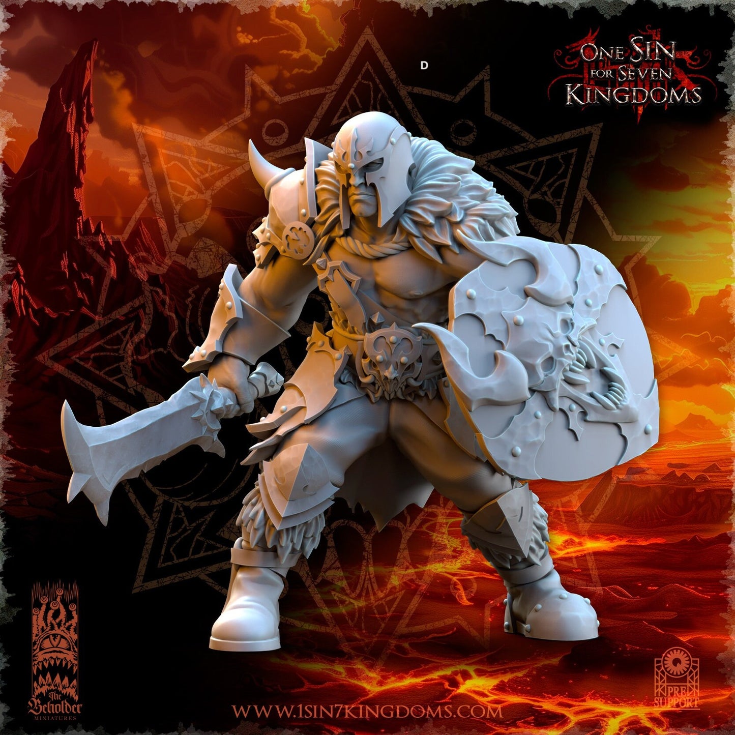 Realms of Mayhem Marauders Warband Set | The Beholder Miniatures | Compatible with D&D/AoS | Fantasy | Tabletop RPG