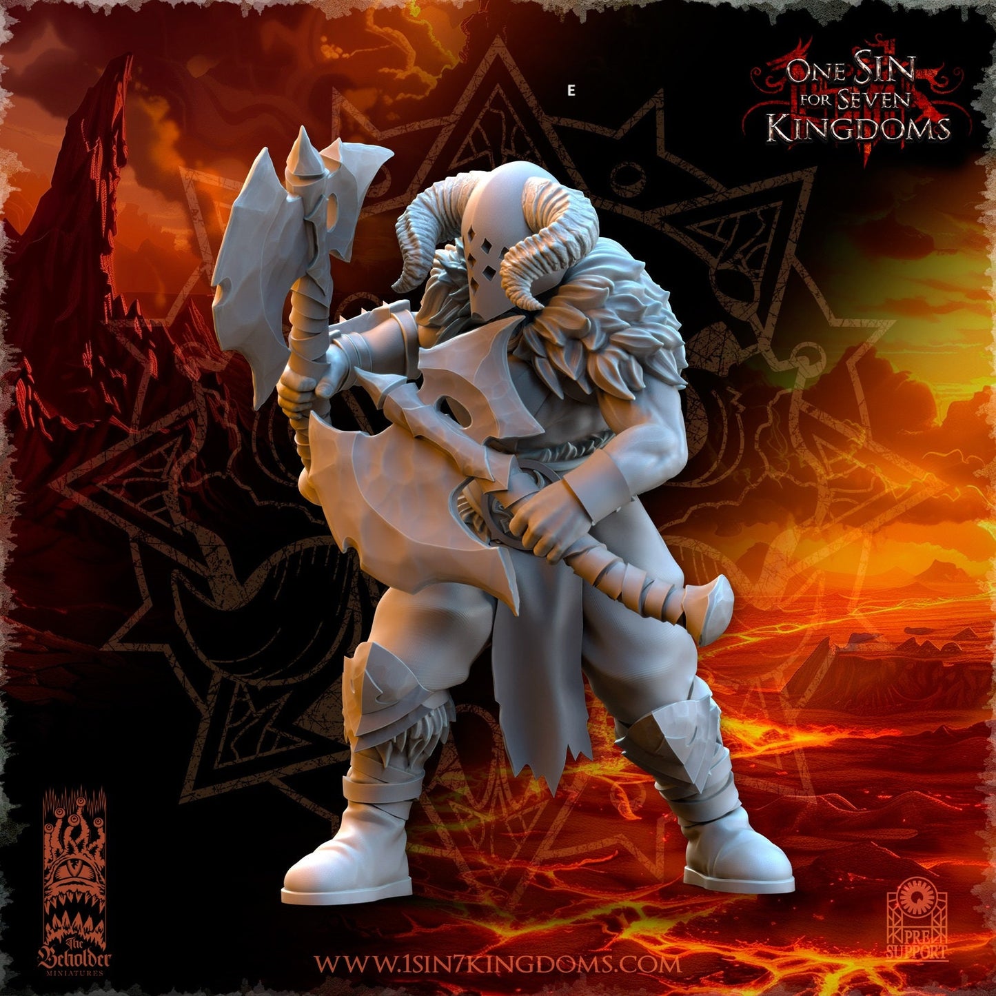 Realms of Mayhem Female Marauders Dual Wielding | The Beholder Miniatures | Compatible with D&D/AoS | Fantasy | Tabletop RPG