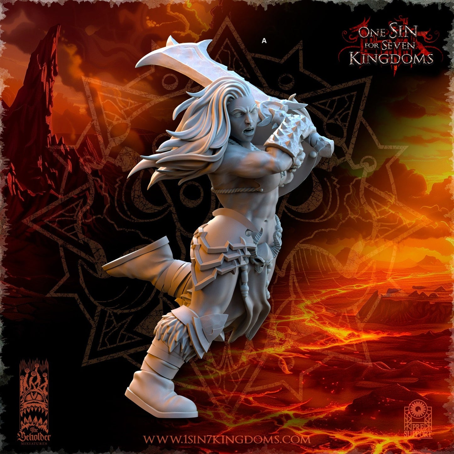Realms of Mayhem Female Marauders | The Beholder Miniatures | Compatible with D&D/AoS | Fantasy | Tabletop RPG