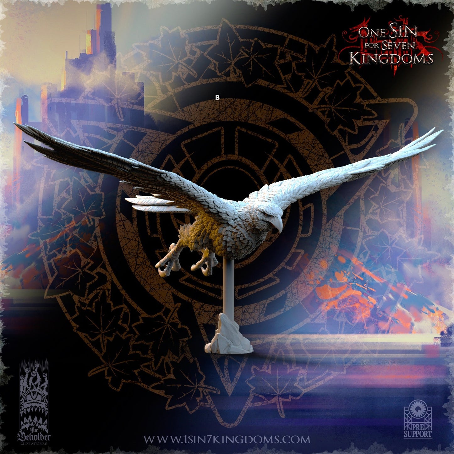 Royal Eagles | The Beholder Miniatures | Compatible with D&D/AoS | Fantasy | Tabletop RPG