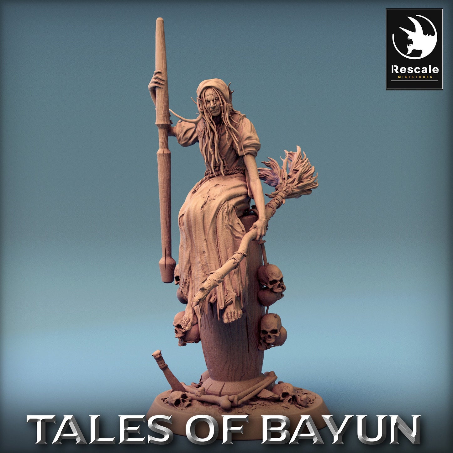 Bayun Babayaga | Rescale Miniatures | Compatible with D&D/AoS | Fantasy | Tabletop RPG