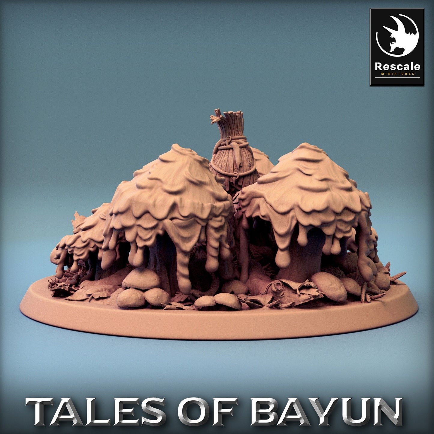 Bayun Druid Hide | Rescale Miniatures | Compatible with D&D/AoS | Fantasy | Tabletop RPG