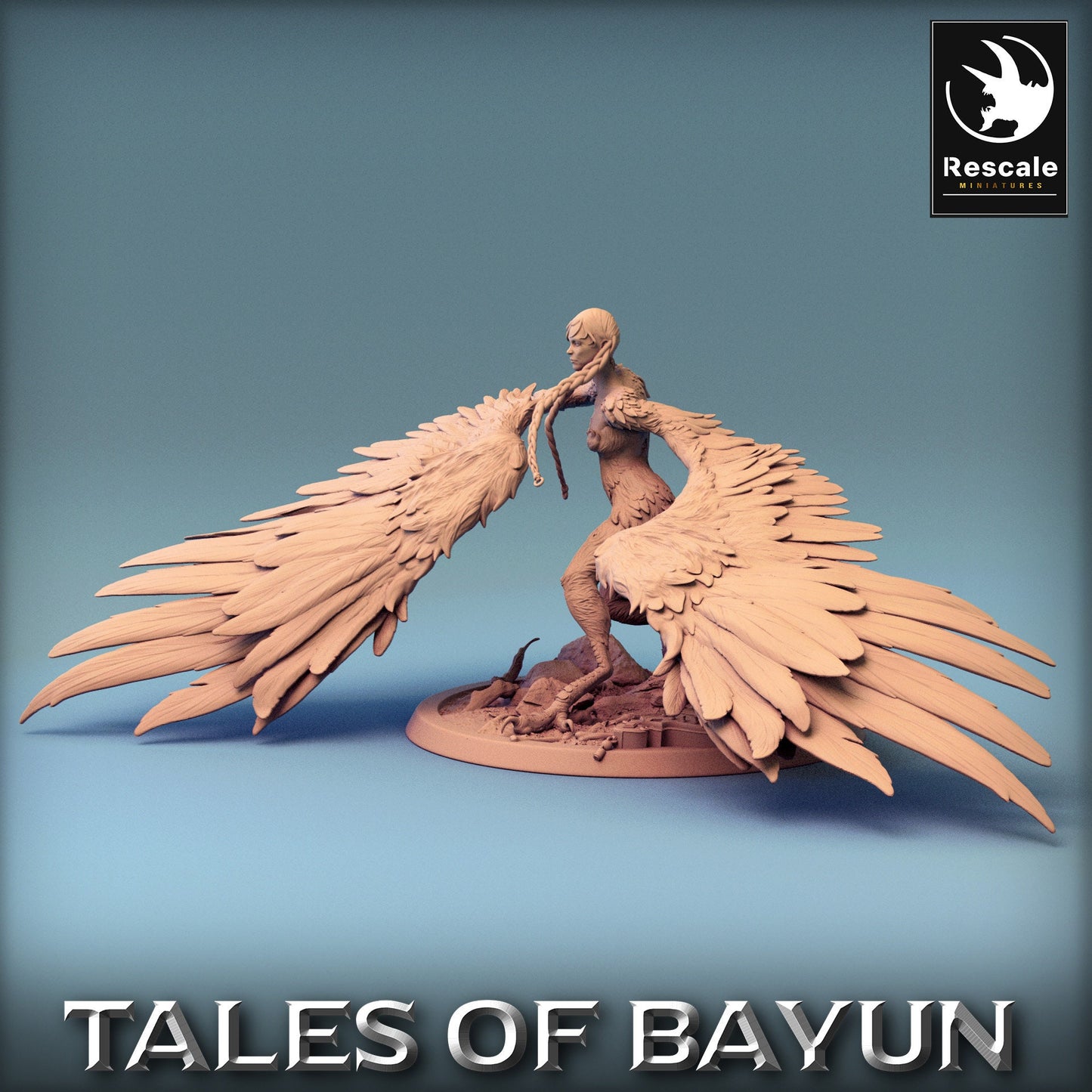 Bayun Harpie Parry | Rescale Miniatures | Compatible with D&D/AoS | Fantasy | Tabletop RPG