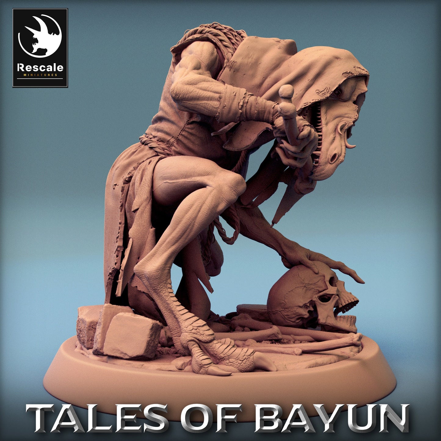 Bayun Kikimora Goule Eat | Rescale Miniatures | Compatible with D&D/AoS | Fantasy | Tabletop RPG
