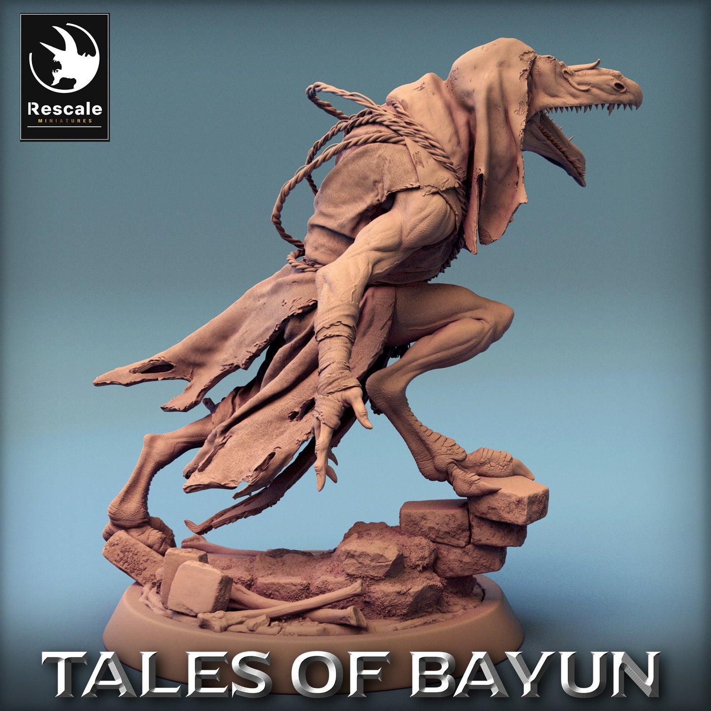 Bayun Kikimora Goule Run | Rescale Miniatures | Compatible with D&D/AoS | Fantasy | Tabletop RPG