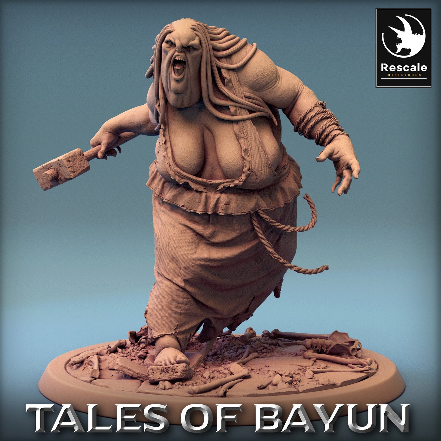 Bayun Kikimora Heavy Run | Rescale Miniatures | Compatible with D&D/AoS | Fantasy | Tabletop RPG