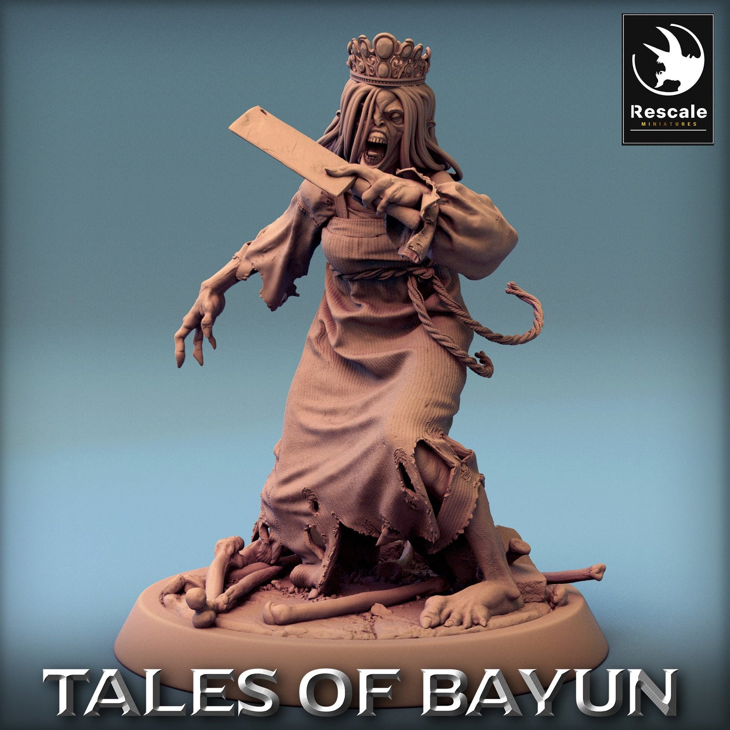 Bayun Kikimora Princess Guard | Rescale Miniatures | Compatible with D&D/AoS | Fantasy | Tabletop RPG