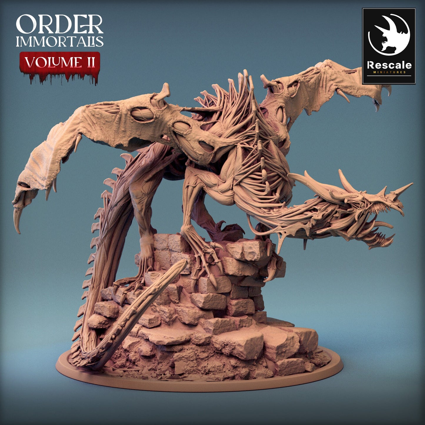 Immortalis Drake Guard | Rescale Miniatures | Compatible with D&D/AoS | Fantasy | Tabletop RPG
