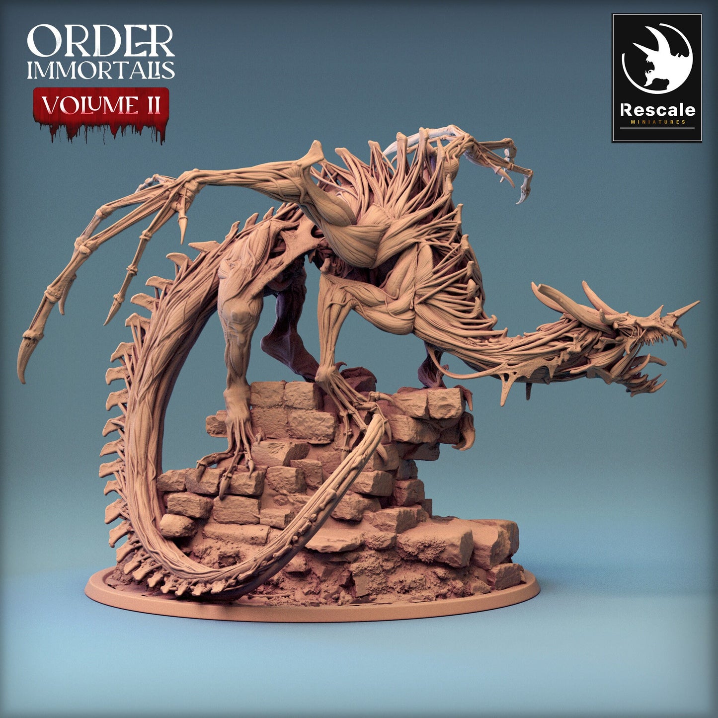 Immortalis Drake Guard Skinless | Rescale Miniatures | Compatible with D&D/AoS | Fantasy | Tabletop RPG