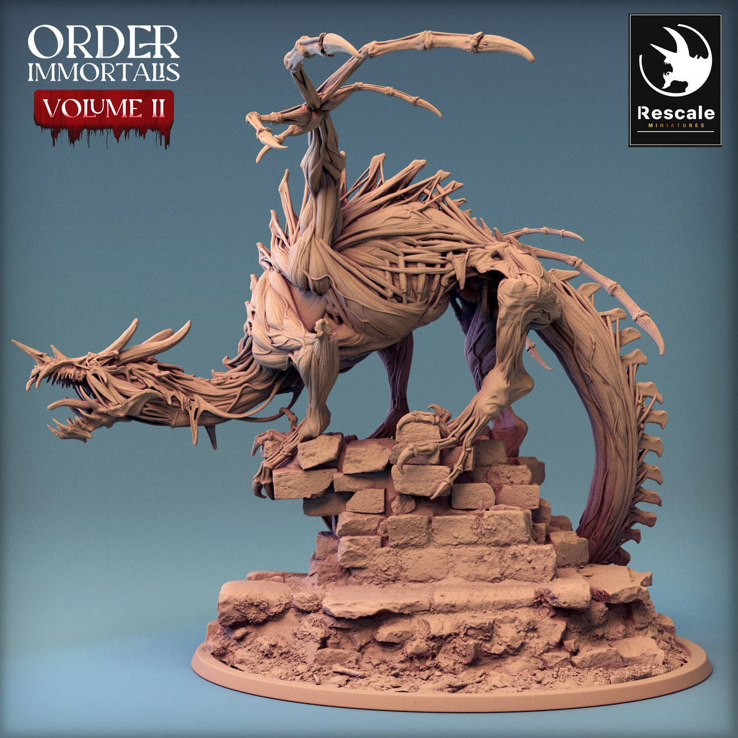 Immortalis Drake Guard Skinless | Rescale Miniatures | Compatible with D&D/AoS | Fantasy | Tabletop RPG