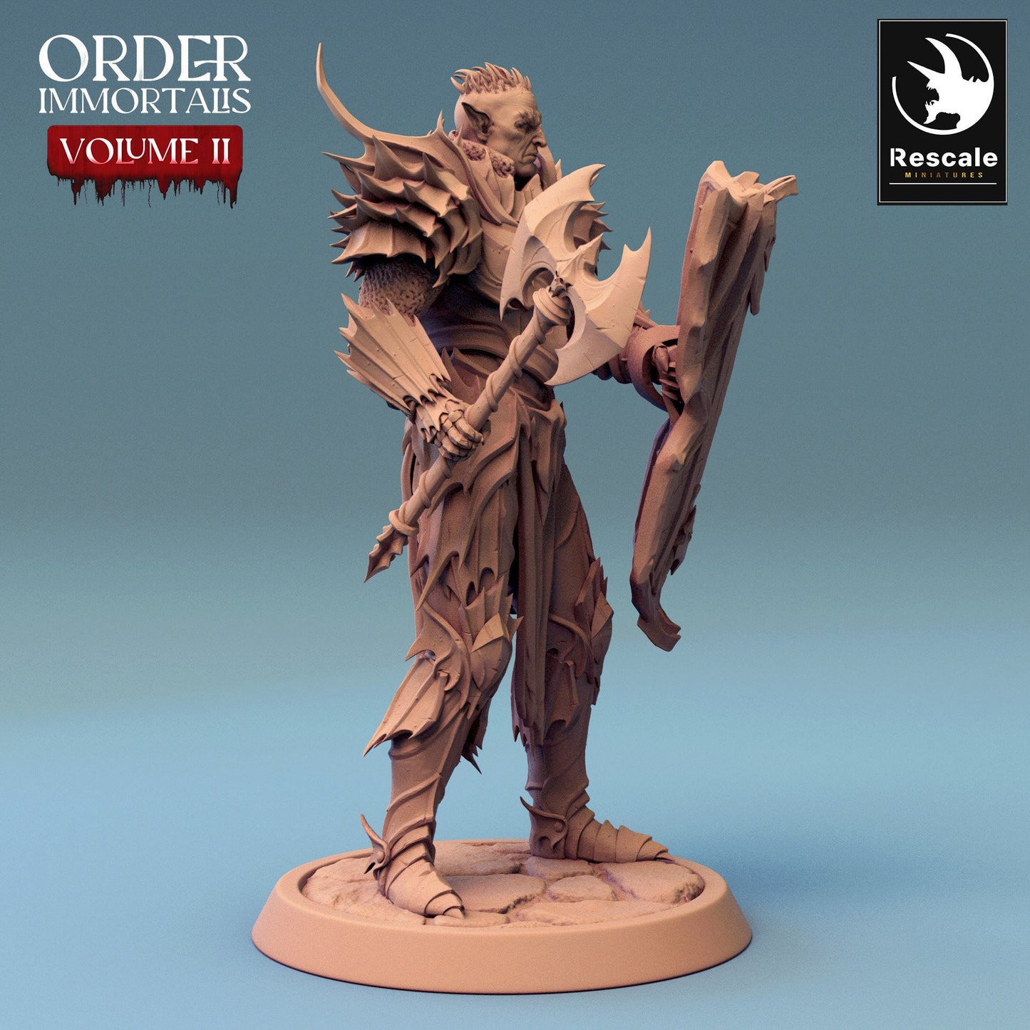 Immortalis Draven Stand | Rescale Miniatures | Compatible with D&D/AoS | Fantasy | Tabletop RPG