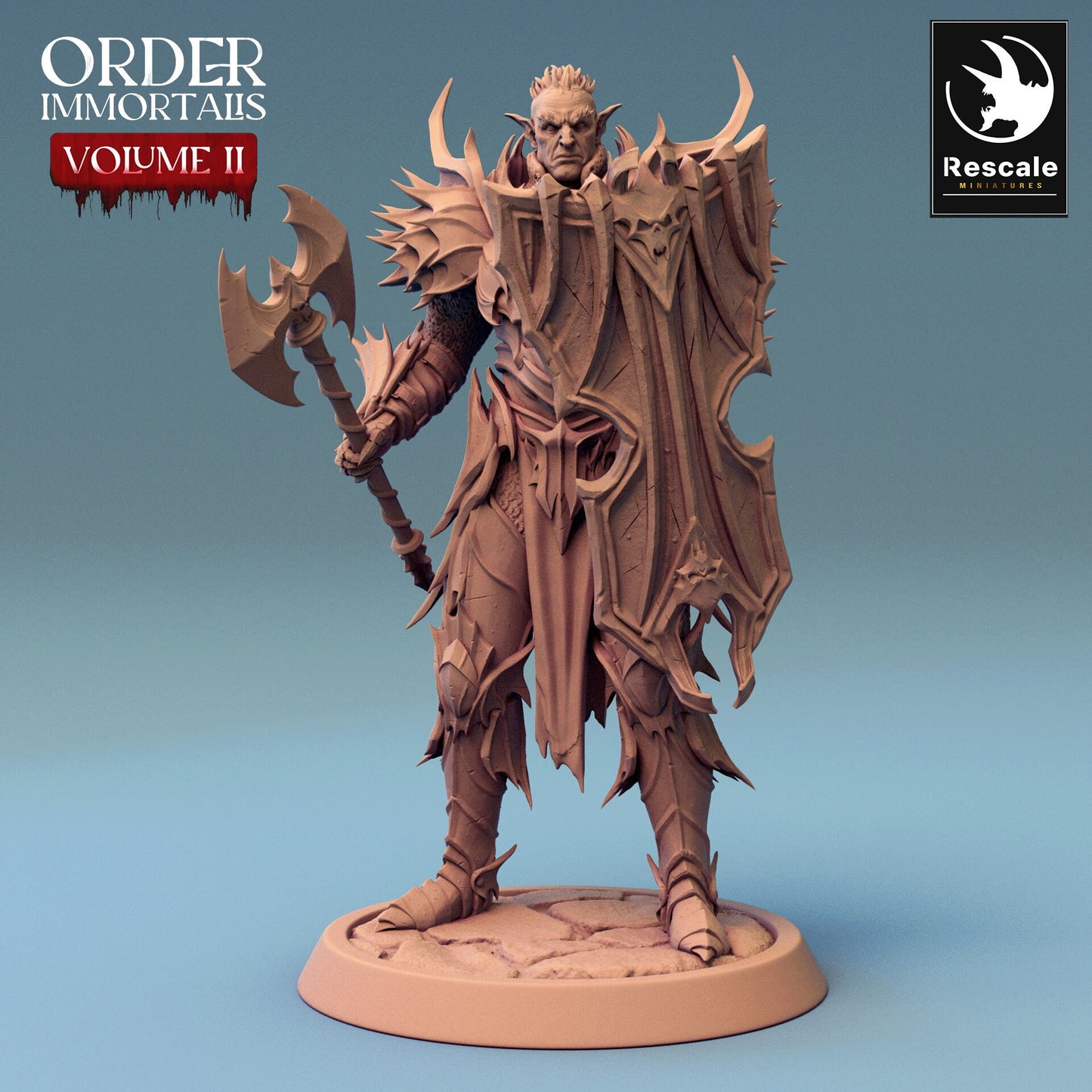 Immortalis Draven Stand | Rescale Miniatures | Compatible with D&D/AoS | Fantasy | Tabletop RPG
