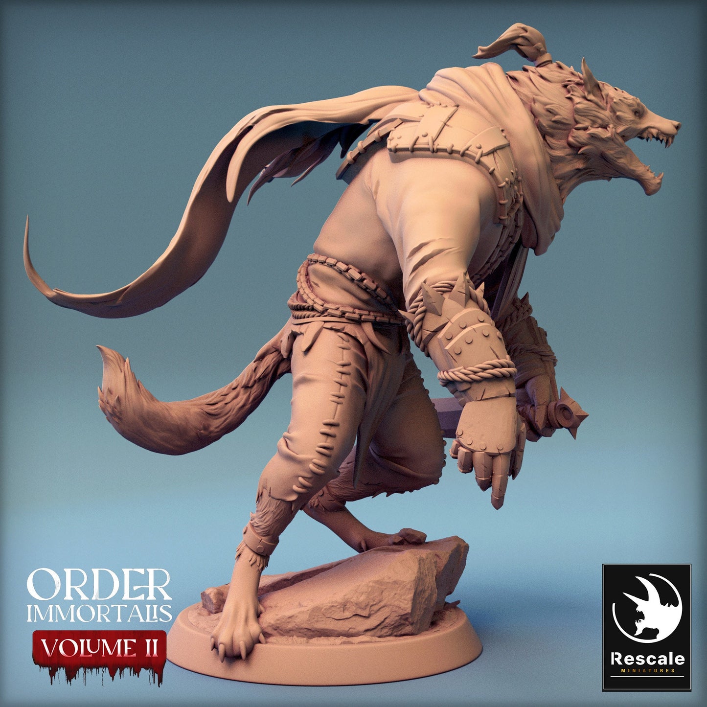 Immortalis Werewolf Walk | Rescale Miniatures | Compatible with D&D/AoS | Fantasy | Tabletop RPG