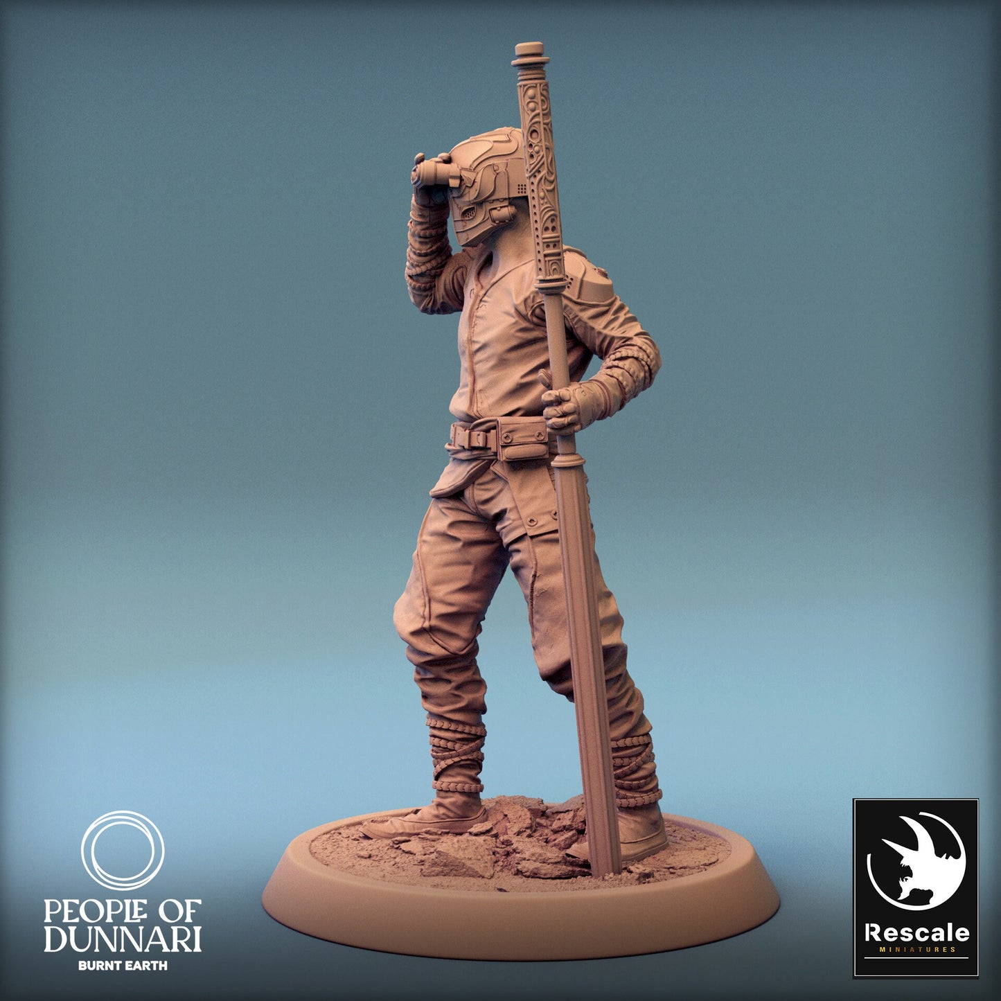 Dunnari Sandweaver Look | Rescale Miniatures | Compatible with D&D/AoS | Fantasy | Tabletop RPG