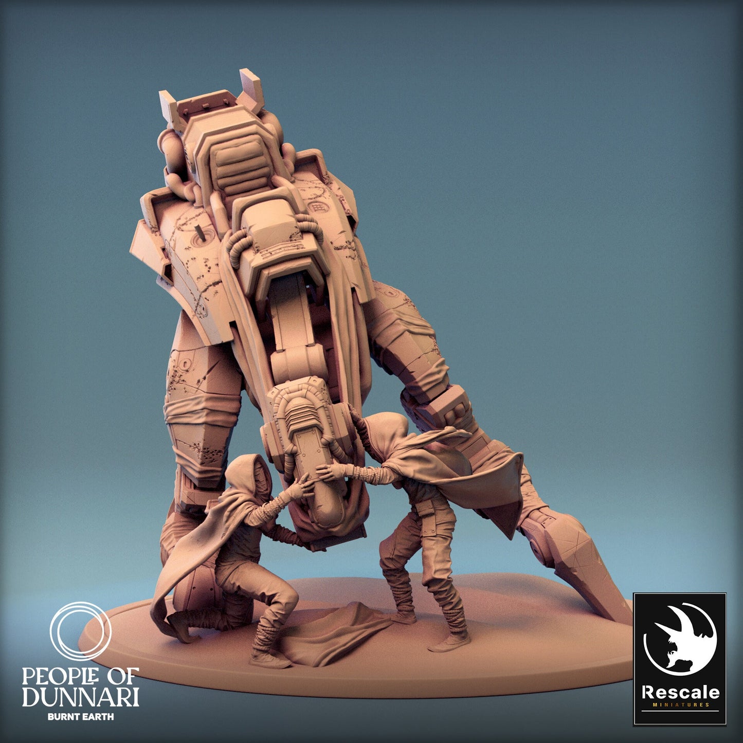Dunnari Medoka Off Open | Rescale Miniatures | Compatible with D&D/AoS | Fantasy | Tabletop RPG