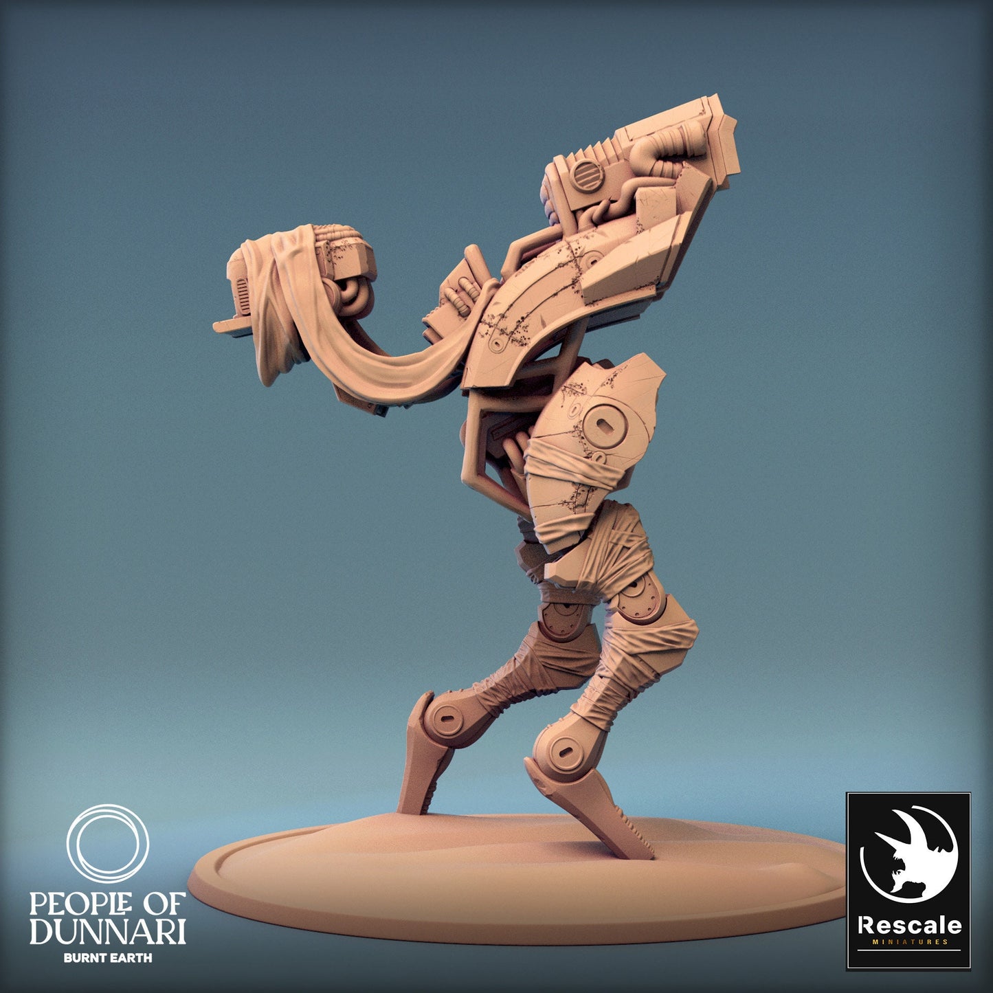 Dunnari Medoka Prep Close Saddle | Rescale Miniatures | Compatible with D&D/AoS | Fantasy | Tabletop RPG