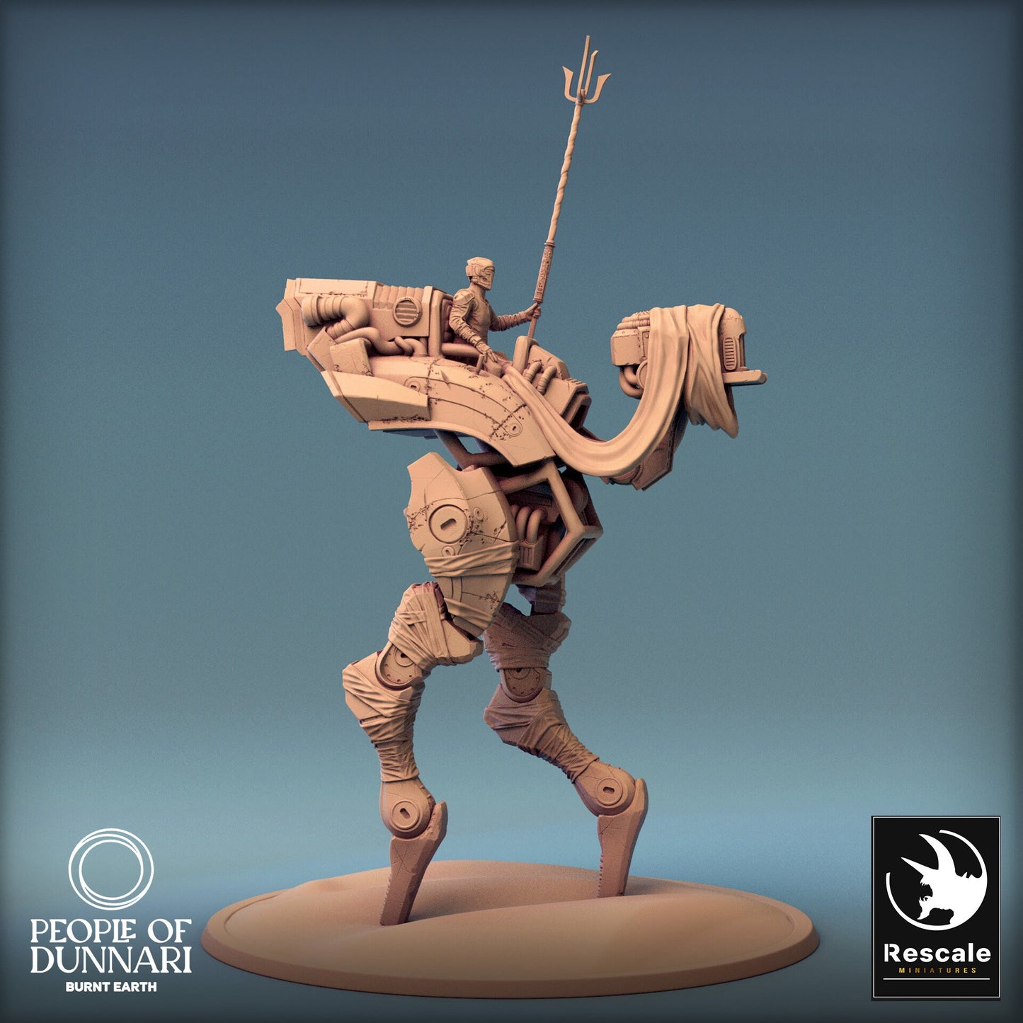 Dunnari Medoka Walk Close Rider | Rescale Miniatures | Compatible with D&D/AoS | Fantasy | Tabletop RPG