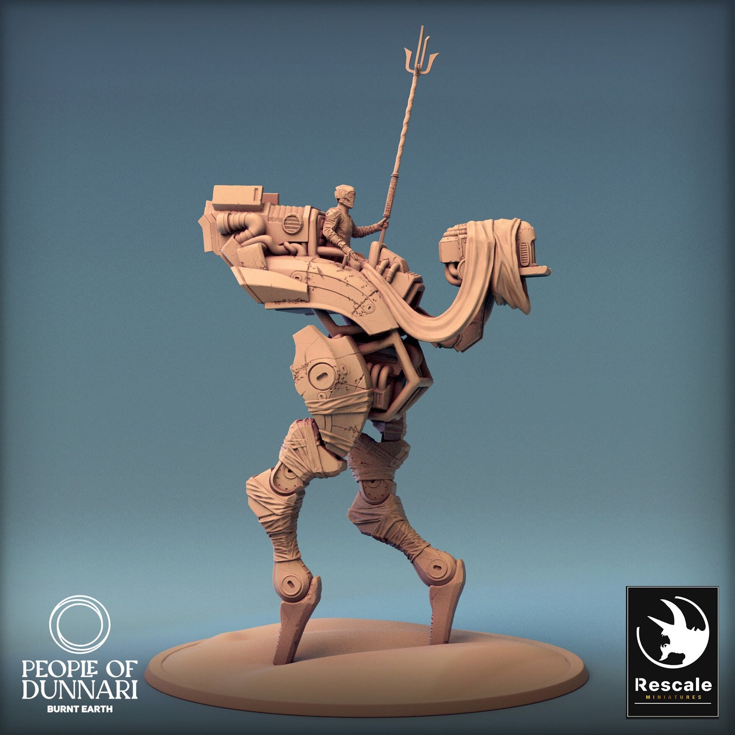 Dunnari Medoka Walk Open Rider | Rescale Miniatures | Compatible with D&D/AoS | Fantasy | Tabletop RPG