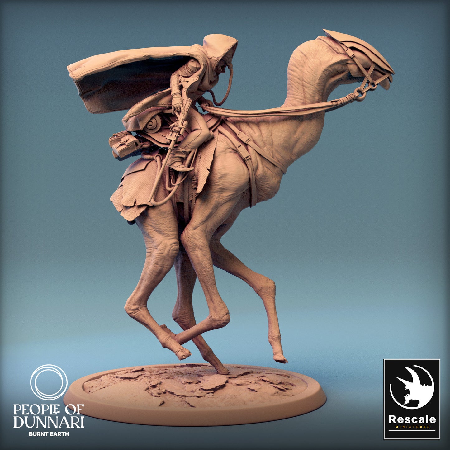Dunnari Sand Stepper Gallop | Rescale Miniatures | Compatible with D&D/AoS | Fantasy | Tabletop RPG