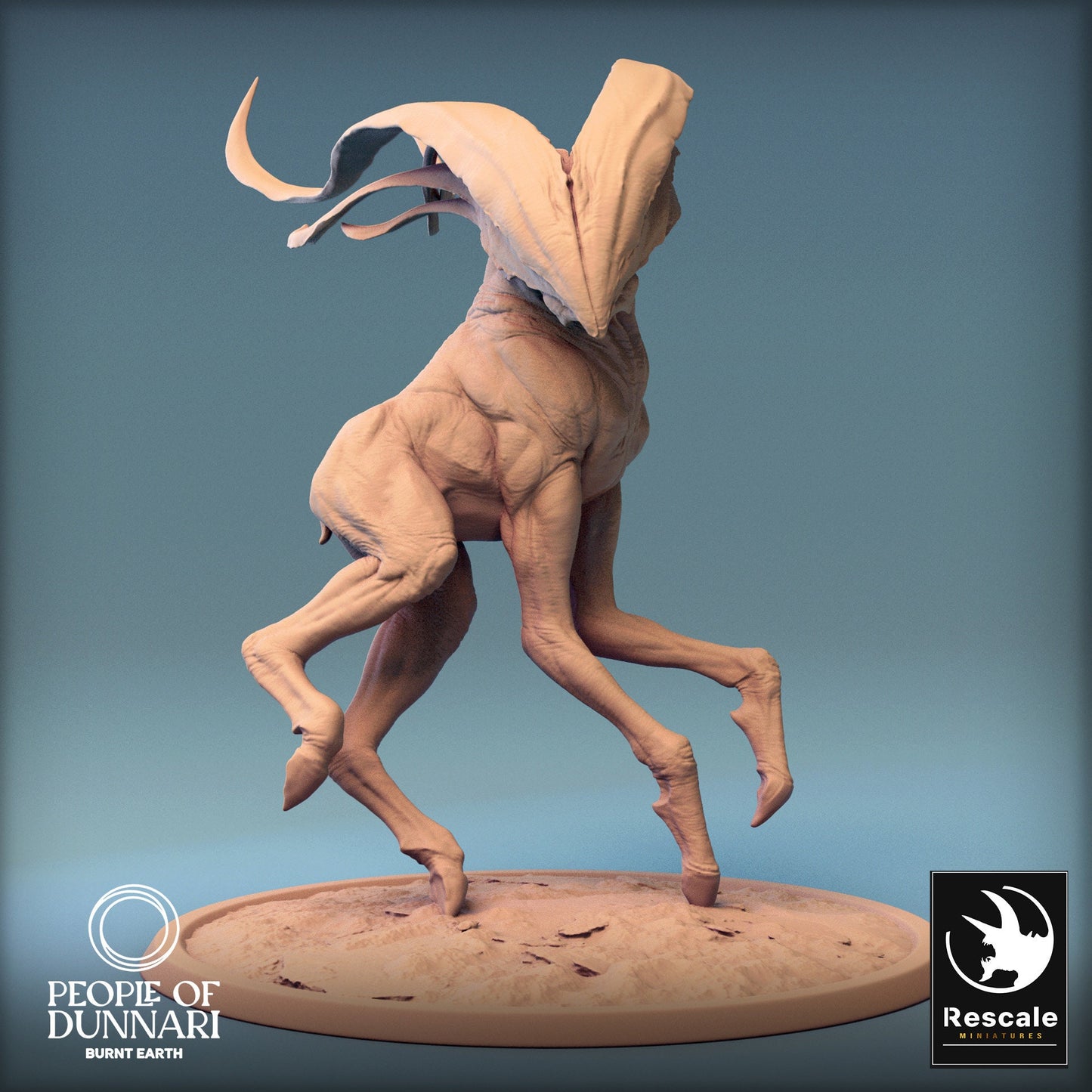 Dunnari Wind Glide Panic Wild | Rescale Miniatures | Compatible with D&D/AoS | Fantasy | Tabletop RPG
