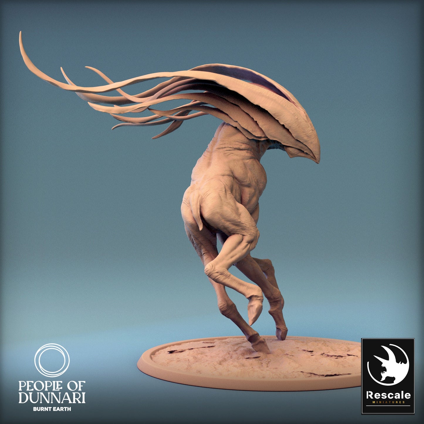 Dunnari Wind Glide Panic Wild | Rescale Miniatures | Compatible with D&D/AoS | Fantasy | Tabletop RPG