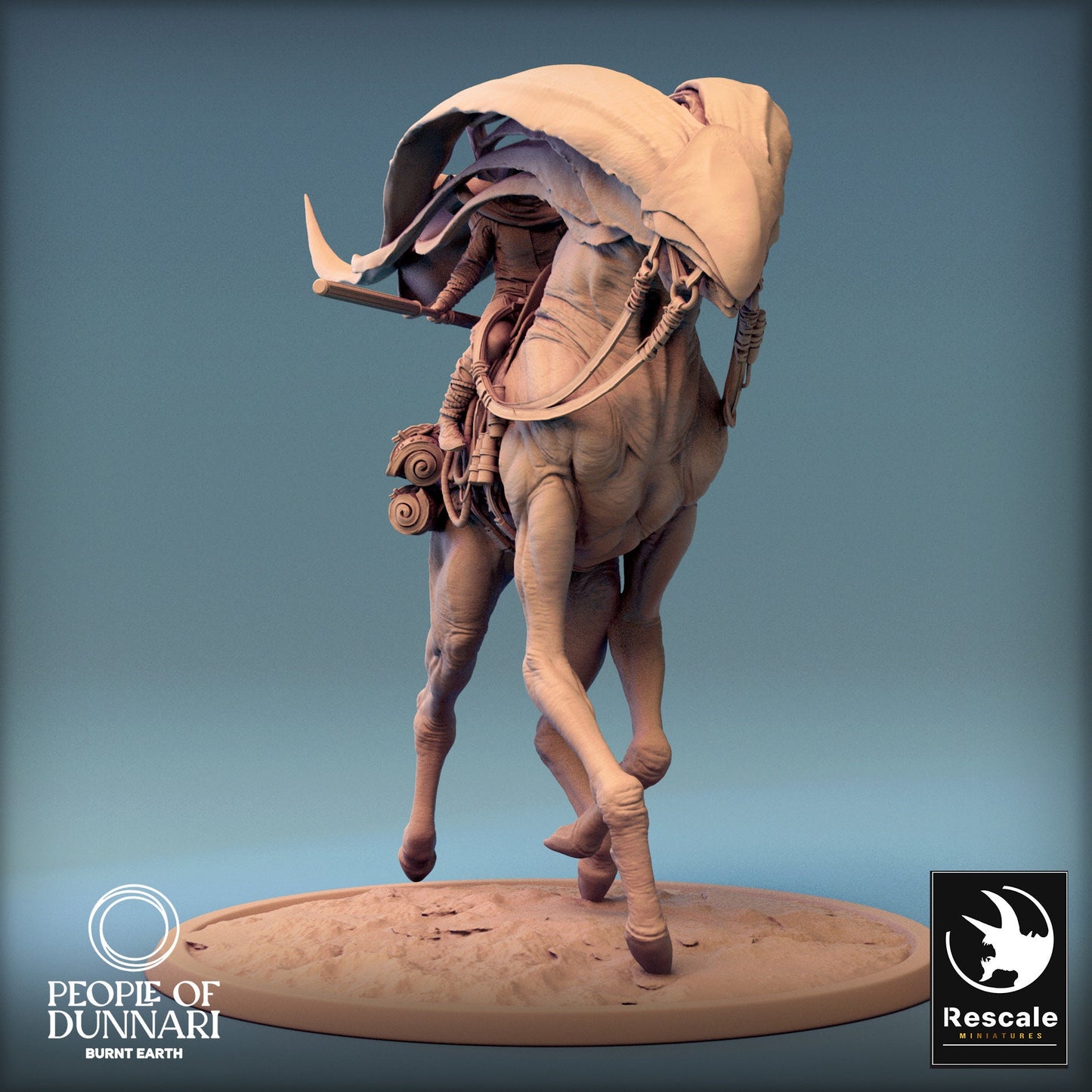 Dunnari Wind Glide Walk Caped | Rescale Miniatures | Compatible with D&D/AoS | Fantasy | Tabletop RPG