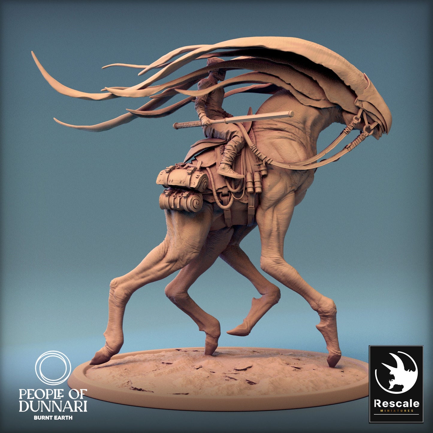 Dunnari Wind Glide Walk No Cape | Rescale Miniatures | Compatible with D&D/AoS | Fantasy | Tabletop RPG